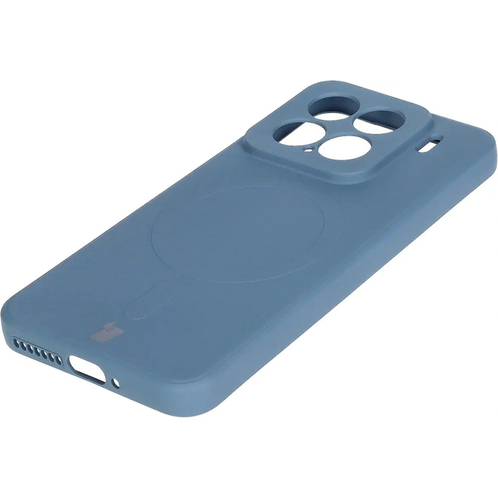 Wholesale Bizon Case Silicone Magnetic Sq Xiaomi 15 navy blue - BIZ8459 - {ean13} - Hurt