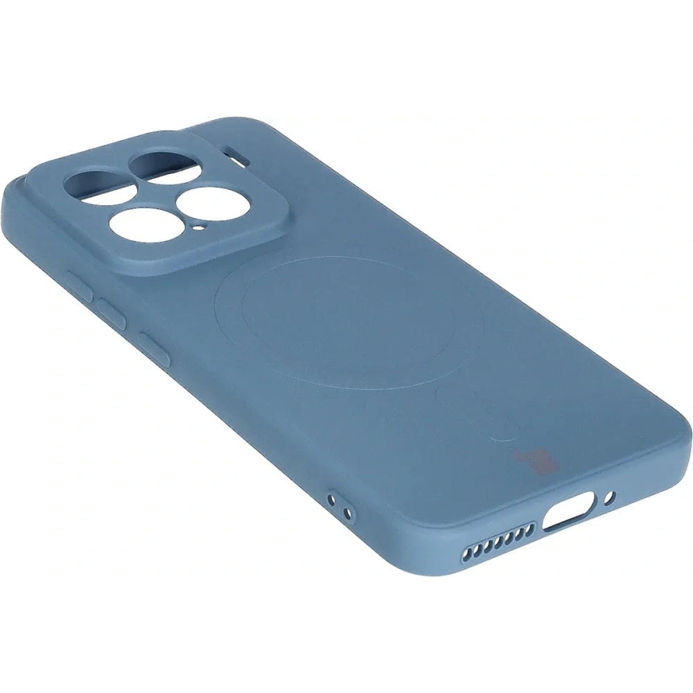 Wholesale Bizon Case Silicone Magnetic Sq Xiaomi 15 navy blue - BIZ8459 - {ean13} - Hurt