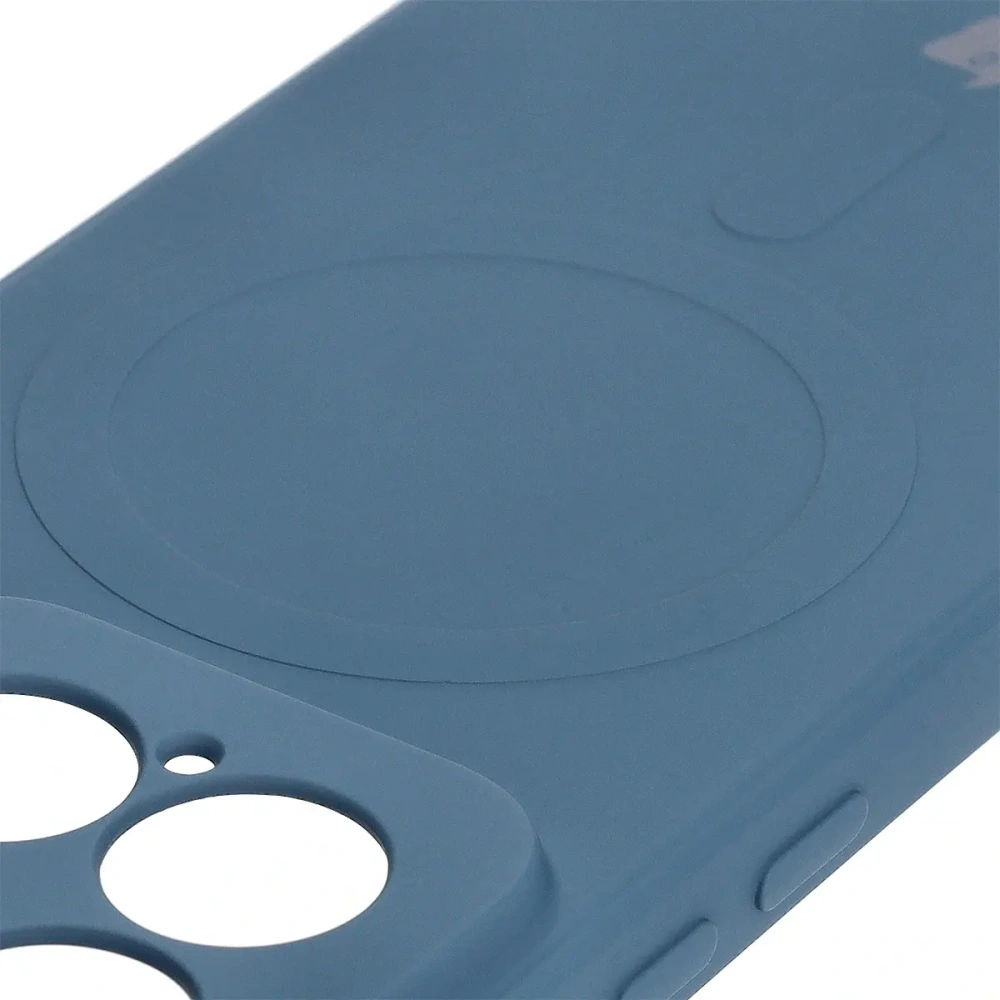 Hurtownia GSM - Bizon Case Silicone Magnetic Sq Xiaomi 15 albastru marin - BIZ8459 - {ean13} - Hurt