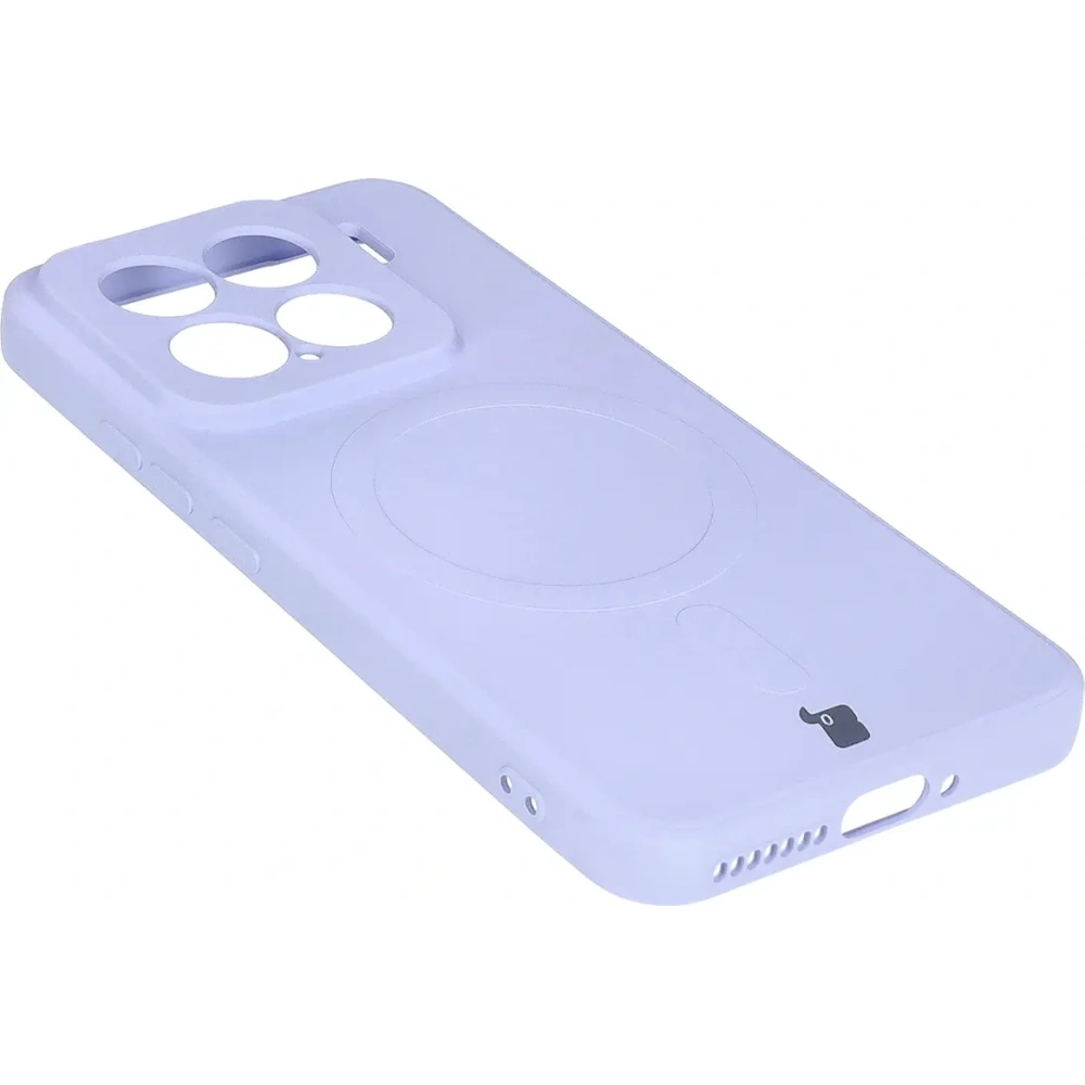 Hurtownia GSM - Bizon Case Silicone Magnetic Sq Xiaomi 15 violet deschis - BIZ8460 - {ean13} - Hurt
