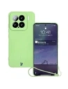 Bizon Case Silicone Magnetic Sq Xiaomi 15 verde deschis