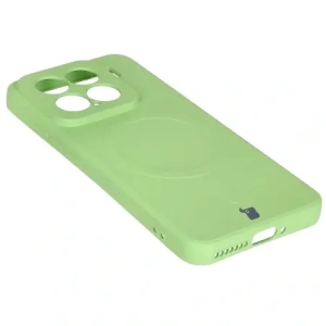 Hurtownia GSM - Bizon Case Silicone Magnetic Sq Xiaomi 15 verde deschis - BIZ8461 - {ean13} - Hurt