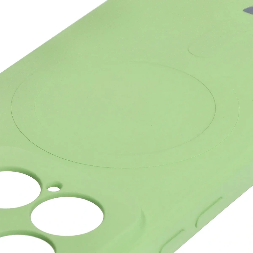 Hurtownia GSM - Bizon Case Silicone Magnetic Sq Xiaomi 15 verde deschis - BIZ8461 - {ean13} - Hurt