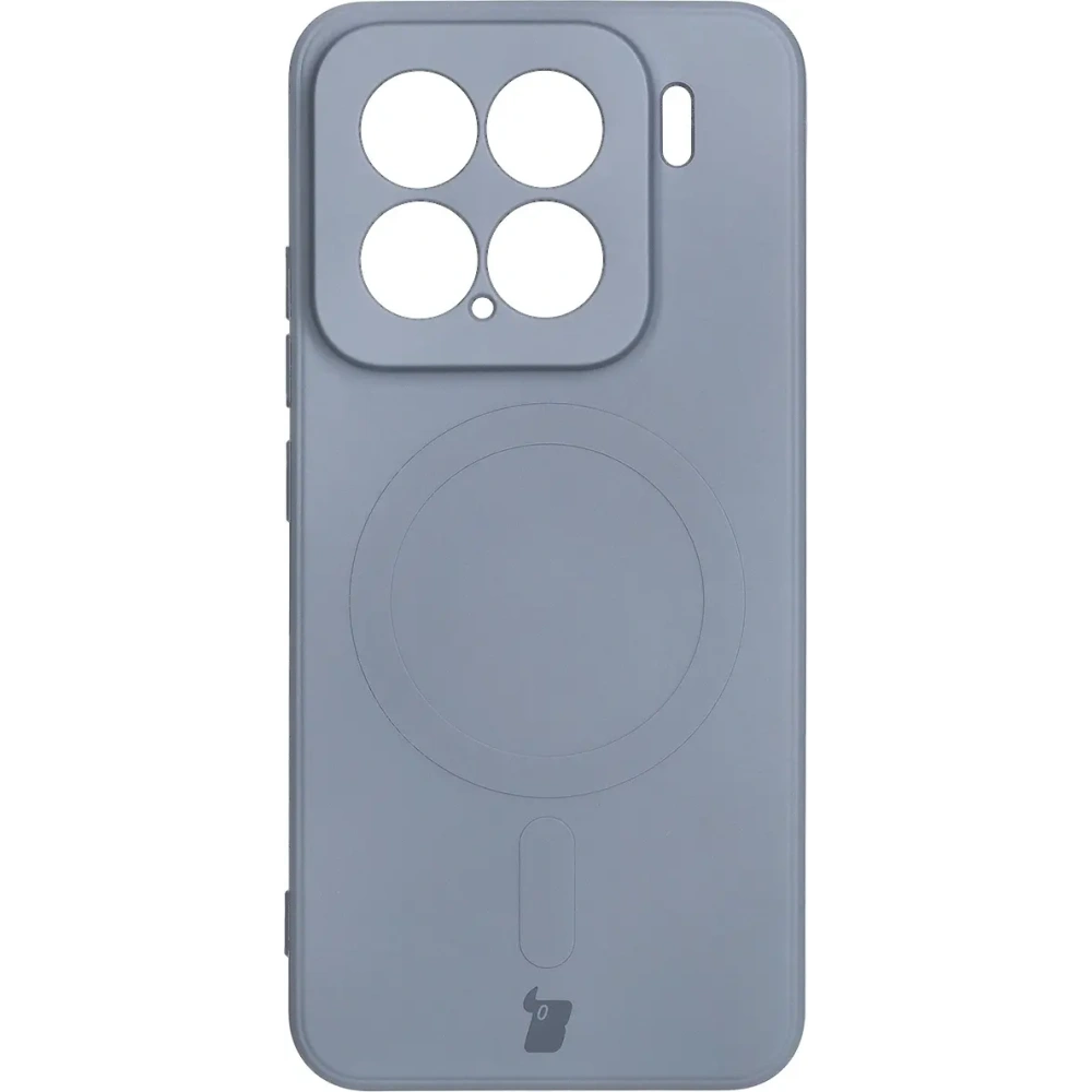 Wholesale Bizon Case Silicone Magnetic Sq Xiaomi 15 grey - BIZ8462 - {ean13} - Hurt