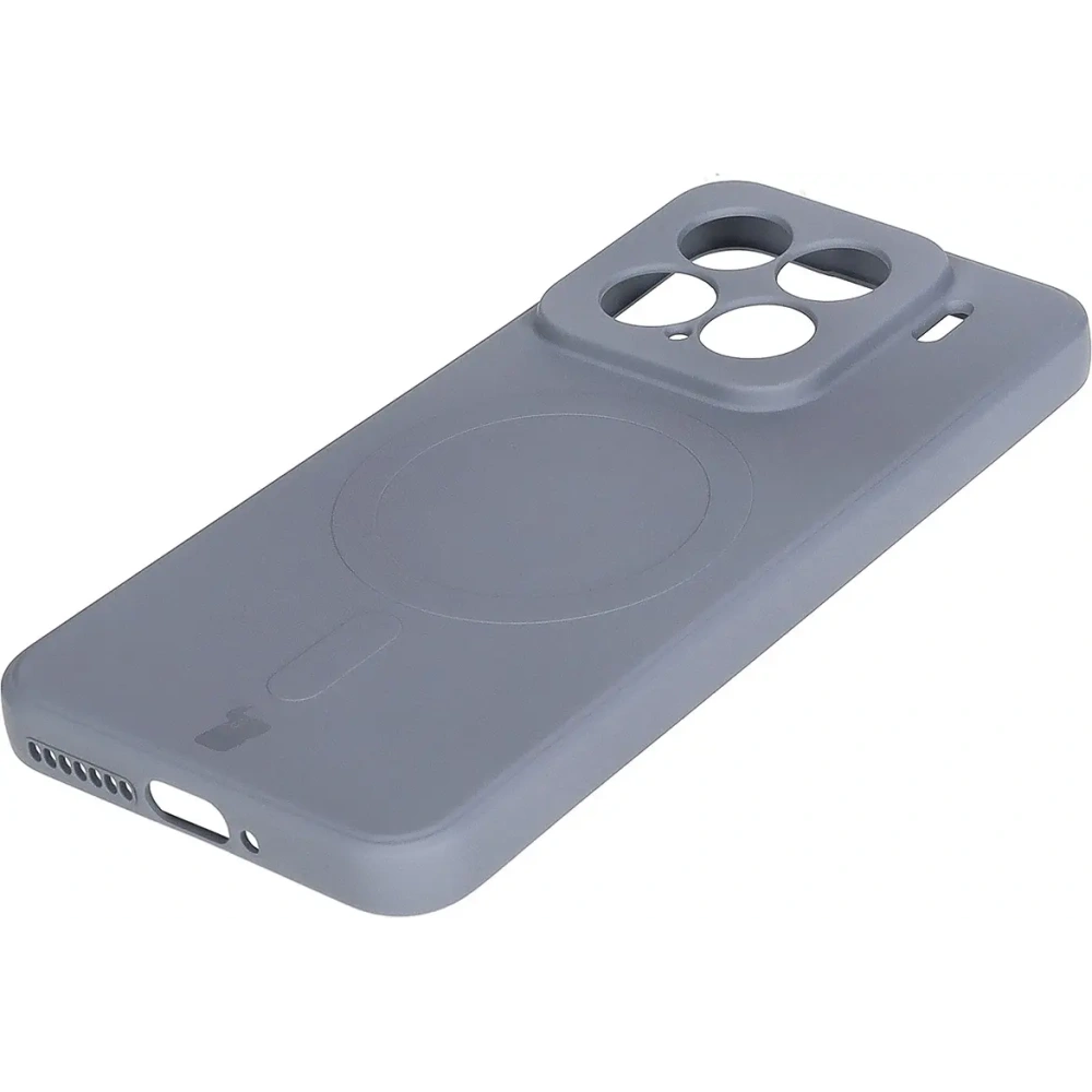 Wholesale Bizon Case Silicone Magnetic Sq Xiaomi 15 grey - BIZ8462 - {ean13} - Hurt