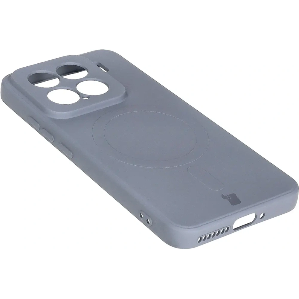 Wholesale Bizon Case Silicone Magnetic Sq Xiaomi 15 grey - BIZ8462 - {ean13} - Hurt