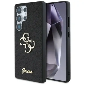 Wholesale Guess Fixed Glitter Big 4G Metal Logo Samsung Galaxy S25 Ultra black - GUE4303 - {ean13} - Hurt