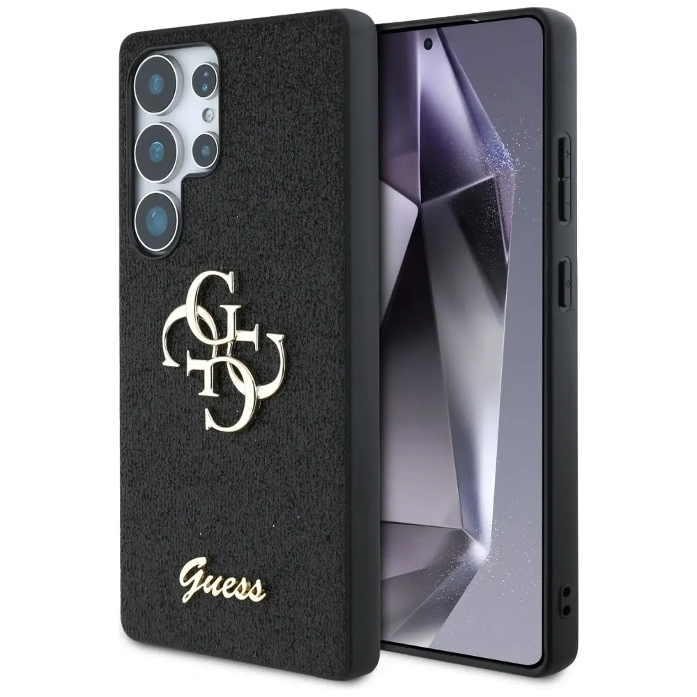 Hurtownia GSM - Etui Guess Fixed Glitter Big 4G Metal Logo do Samsung Galaxy S25 Ultra černý - GUE4303 - {ean13} - Hurt