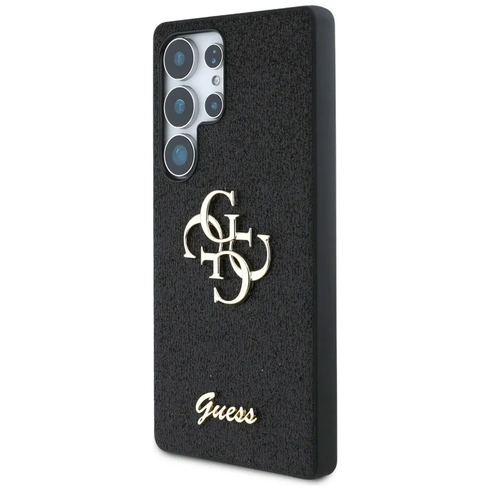 Wholesale Guess Fixed Glitter Big 4G Metal Logo Samsung Galaxy S25 Ultra black - GUE4303 - {ean13} - Hurt
