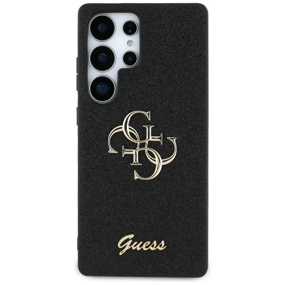 Wholesale Guess Fixed Glitter Big 4G Metal Logo Samsung Galaxy S25 Ultra black - GUE4303 - {ean13} - Hurt