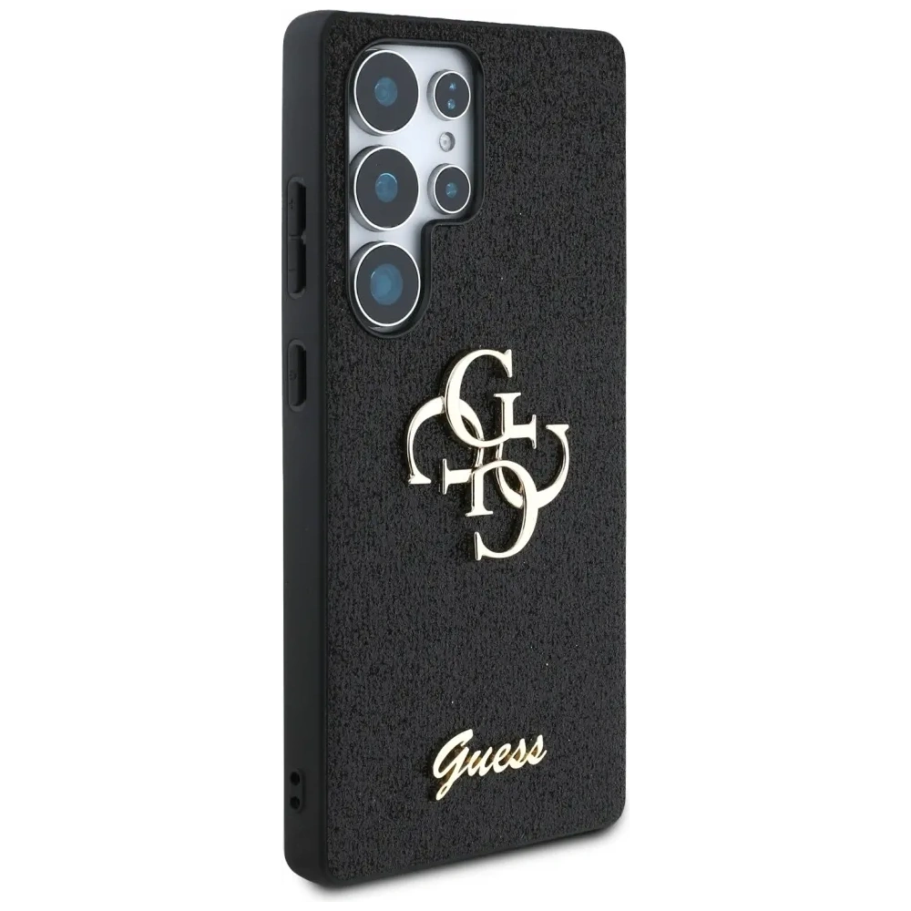 Wholesale Guess Fixed Glitter Big 4G Metal Logo Samsung Galaxy S25 Ultra black - GUE4303 - {ean13} - Hurt