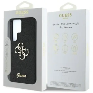 Hurtownia GSM - Guess Feste Glitter Große 4G Metall Logo Samsung Galaxy S25 Ultra schwarz - GUE4303 - {ean13} - Hurt