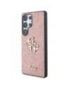 Hurtownia GSM - Etui Guess Fixed Glitter Big 4G Metal Logo pro Samsung Galaxy S25 Ultra růžové - GUE4304 - {ean13} - Hurt