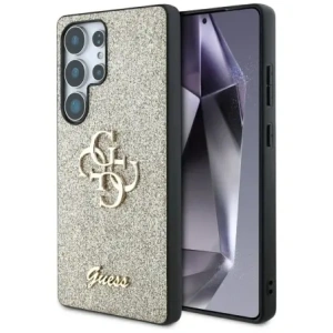 Wholesale Guess Fixed Glitter Big 4G Metal Logo Samsung Galaxy S25 Ultra gold - GUE4305 - {ean13} - Hurt