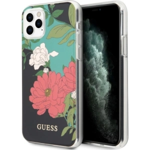 Hurtownia GSM - Etui Guess GUHCN58IMLFL01 Apple iPhone 11 Pro černý/black N°1 Flower Collection - GUE469BLK - {ean13} - Hurt