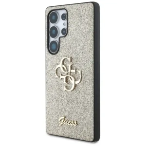 Hurtownia GSM - Guess Glitter fix Big 4G Logo metalic Samsung Galaxy S25 Ultra aurie - GUE4305 - {ean13} - Hurt
