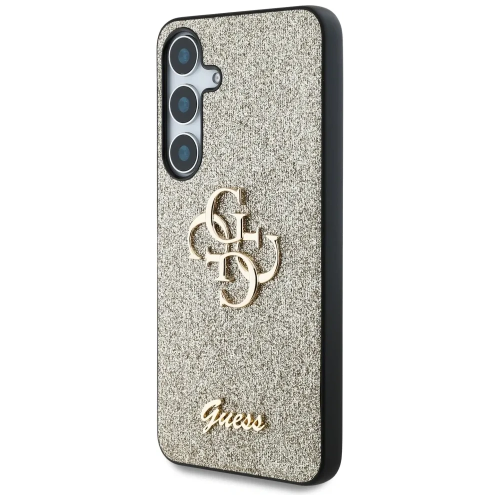 Hurtownia GSM - Guess Fixierte Glitzer Große 4G Metall-Logo Samsung Galaxy S25 gold - GUE4306 - {ean13} - Hurt