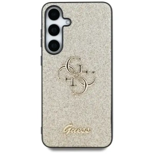 Hurtownia GSM - Guess Logo Metalic Mare 4G Strălucitor Fix Samsung Galaxy S25 aurie - GUE4306 - {ean13} - Hurt
