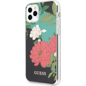 Hurtownia GSM - Etui Guess GUHCN58IMLFL01 Apple iPhone 11 Pro czarny/black N°1 Flower Collection - GUE469BLK - {ean13} - Hurt