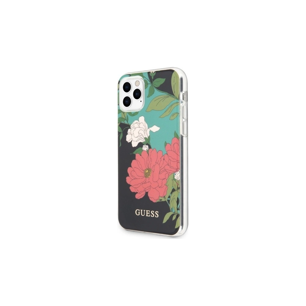 Hurtownia GSM - Etui Guess GUHCN58IMLFL01 Apple iPhone 11 Pro černý/black N°1 Flower Collection - GUE469BLK - {ean13} - Hurt