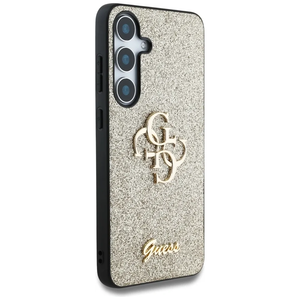 Hurtownia GSM - Guess Fixierte Glitzer Große 4G Metall-Logo Samsung Galaxy S25 gold - GUE4306 - {ean13} - Hurt