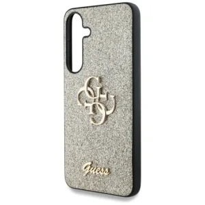 Hurtownia GSM - Guess Logo Metalic Mare 4G Strălucitor Fix Samsung Galaxy S25 aurie - GUE4306 - {ean13} - Hurt