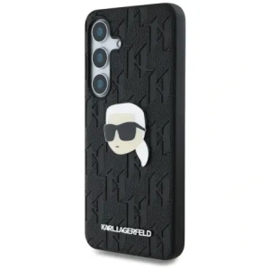 Hurtownia GSM - Karl Lagerfeld Piele Monogram Pin Logo Karl Head Samsung Galaxy S25 negru - KLD21899 - {ean13} - Hurt