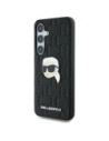 Hurtownia GSM - Etui Karl Lagerfeld Leather Monogram Pin Logo Karl Head do Samsung Galaxy S25 czarny - KLD21899 - {ean13} - Hurt