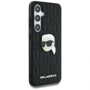 Hurtownia GSM - Karl Lagerfeld Piele Monogram Pin Logo Karl Head Samsung Galaxy S25 negru - KLD21899 - {ean13} - Hurt