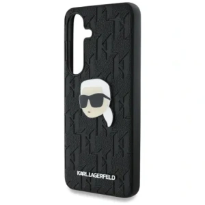 Hurtownia GSM - Karl Lagerfeld Piele Monogram Pin Logo Karl Head Samsung Galaxy S25 negru - KLD21899 - {ean13} - Hurt
