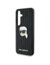 Hurtownia GSM - Karl Lagerfeld Leder Monogram Pin Logo Karl Kopf Samsung Galaxy S25 schwarz - KLD21899 - {ean13} - Hurt
