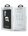 Hurtownia GSM - Karl Lagerfeld Leder Monogram Pin Logo Karl Kopf Samsung Galaxy S25 schwarz - KLD21899 - {ean13} - Hurt