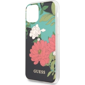 Hurtownia GSM - Etui Guess GUHCN58IMLFL01 Apple iPhone 11 Pro černý/black N°1 Flower Collection - GUE469BLK - {ean13} - Hurt