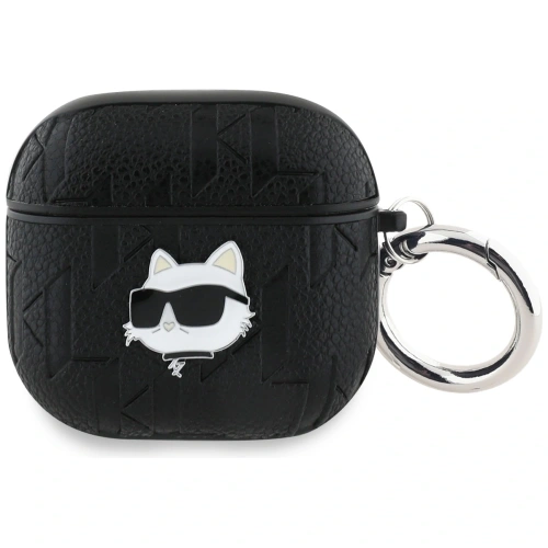 Etui Karl Lagerfeld Monogram Choupette Head do Apple AirPods 4 czarny