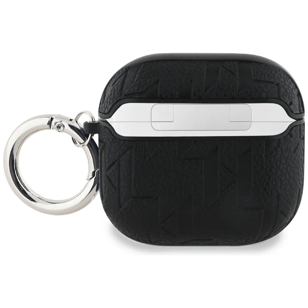 Hurtownia GSM - Etui Karl Lagerfeld Monogram Choupette Head do Apple AirPods 4 černé - KLD21902 - {ean13} - Hurt
