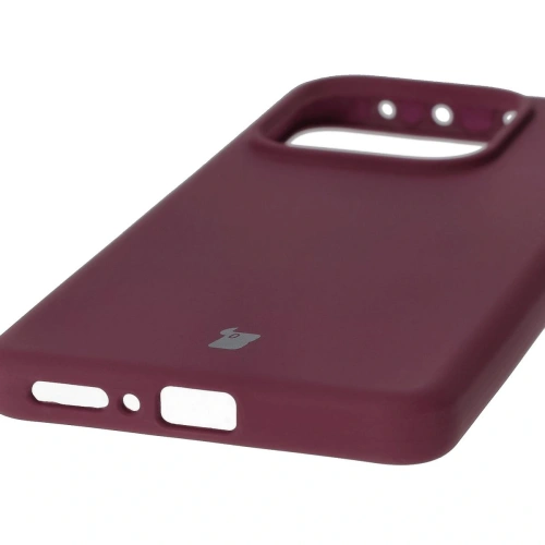 Silikonowe etui Bizon Soft Case do Xiaomi Redmi Note 14 5G ciemnofioletowe