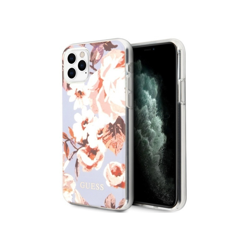 Guess Distributor - 3700740475539 - GUE470LIL - Guess GUHCN58IMLFL02 Apple iPhone 11 Pro lilac N°2 Flower Collection - B2B homescreen