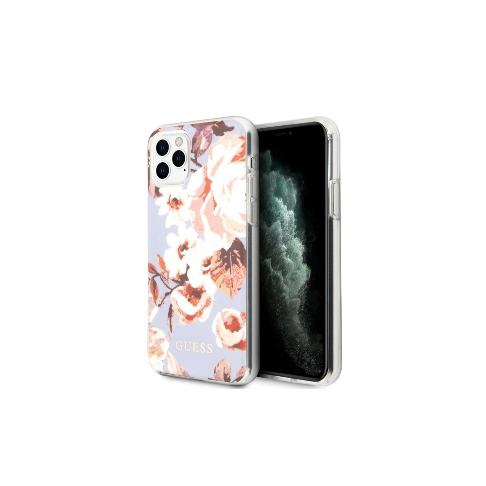 Hurtownia GSM - Etui Guess GUHCN58IMLFL02 Apple iPhone 11 Pro fialový/lilac N°2 Flower Collection - GUE470LIL - {ean13} - Hurt