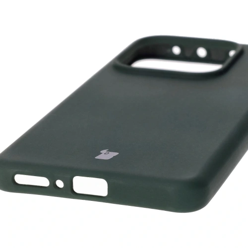 Silikonowe etui Bizon Soft Case do Xiaomi Redmi Note 14 5G ciemnozielone