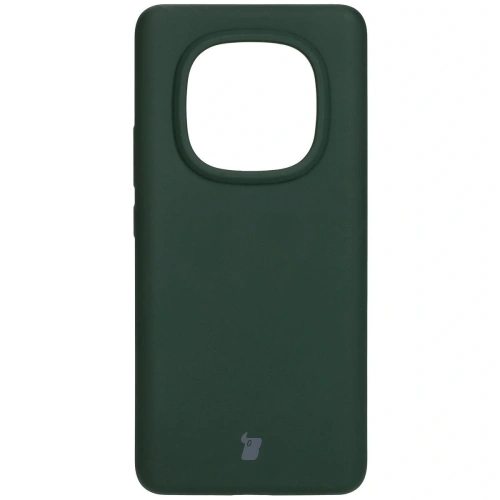 Silikonowe etui Bizon Soft Case do Xiaomi Redmi Note 14 Pro 5G / Poco X7 ciemnozielone