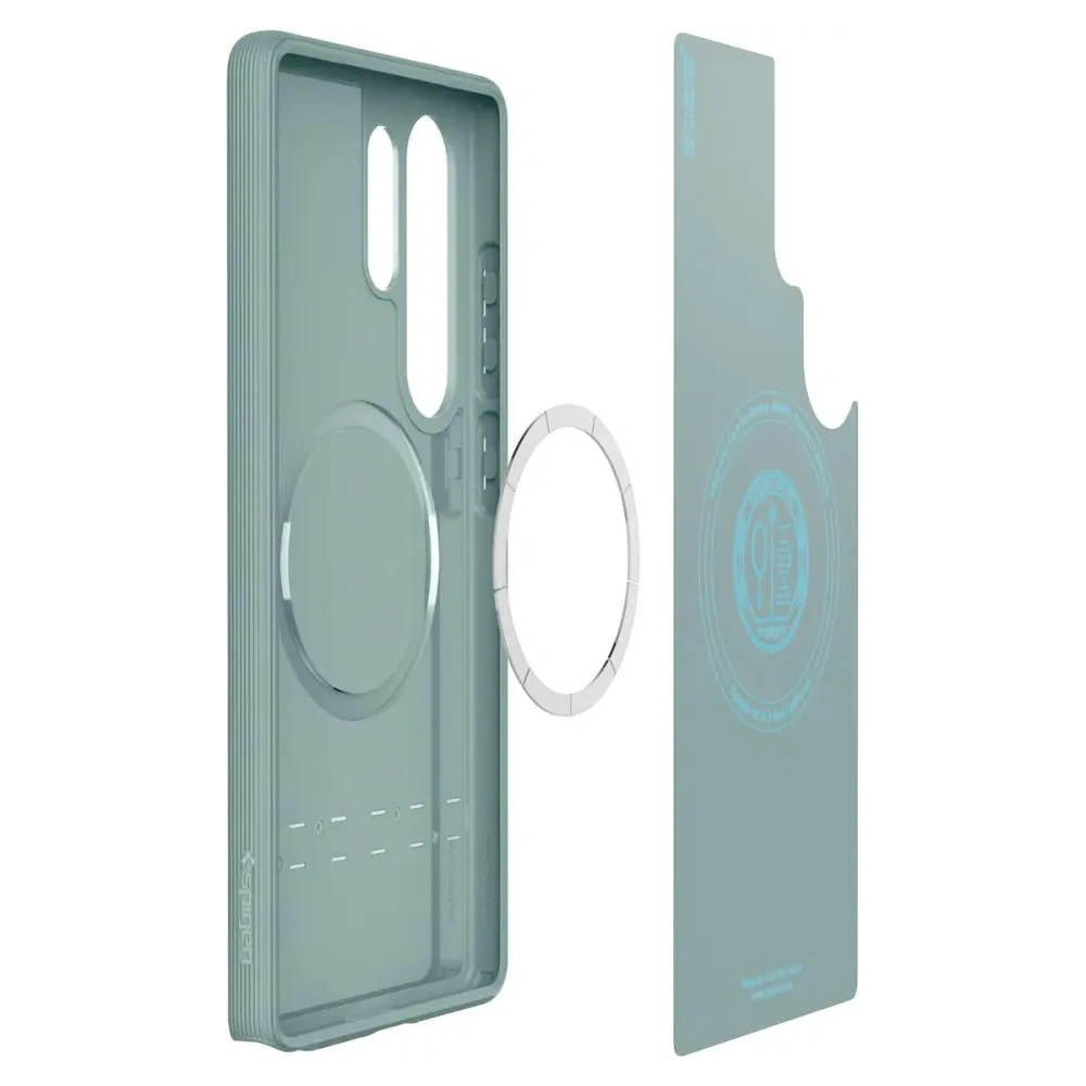 Hurtownia GSM - Spigen Parallax Mag Magsafe Samsung Galaxy S25 Ultra Salbeigrün - SPN16658 - {ean13} - Hurt