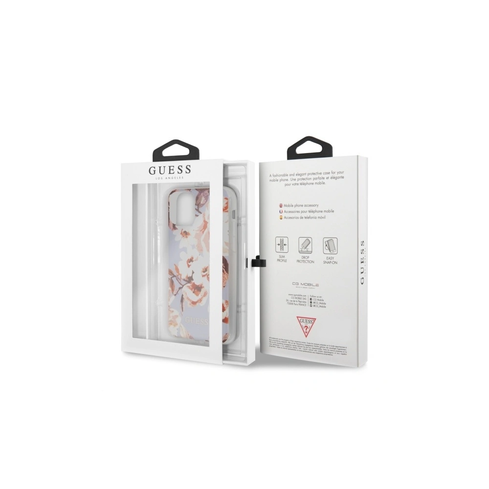 Hurtownia GSM - Etui Guess GUHCN58IMLFL02 Apple iPhone 11 Pro fialový/lilac N°2 Flower Collection - GUE470LIL - {ean13} - Hurt