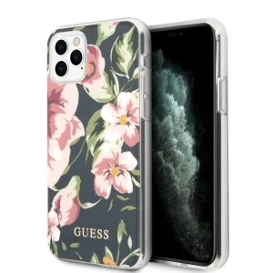 Hurtownia GSM - Etui Guess GUHCN58IMLFL03 Apple iPhone 11 Pro granátový/navy N°3 Flower Collection - GUE471NAV - {ean13} - Hurt