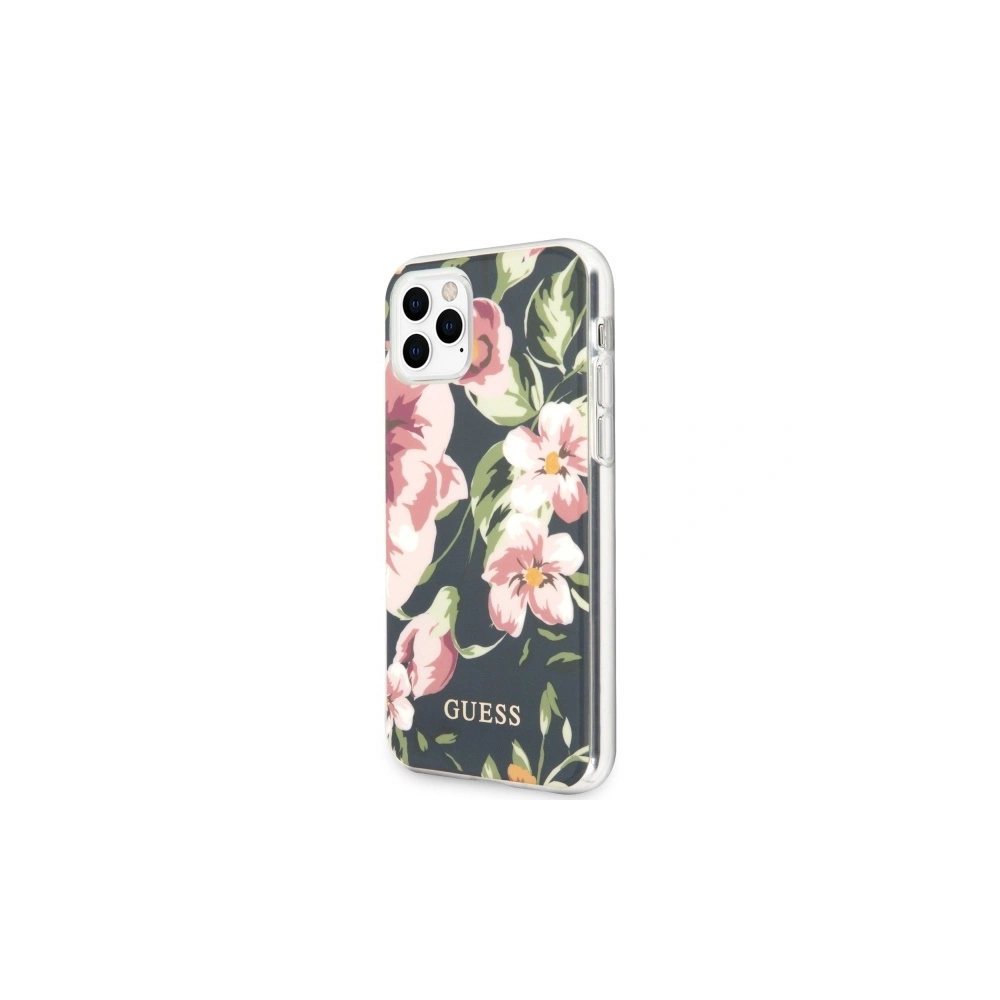 Hurtownia GSM - Etui Guess GUHCN58IMLFL03 Apple iPhone 11 Pro granátový/navy N°3 Flower Collection - GUE471NAV - {ean13} - Hurt
