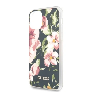 Hurtownia GSM - Etui Guess GUHCN58IMLFL03 Apple iPhone 11 Pro granatowy/navy N°3 Flower Collection - GUE471NAV - {ean13} - Hurt