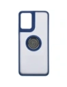 Hurtownia GSM - Bizon Case Hybrid Ring Motorola Moto G04 / G24 / G24 Power füstös sötétkék kerettel - BIZ8470 - {ean13} - Hurt