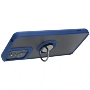 Hurtownia GSM - Bizon Case Hybrid Ring Motorola Moto G04 / G24 / G24 Power rauchig mit einem dunkelblauen Rahmen - BIZ8470 - {ean13} - Hurt