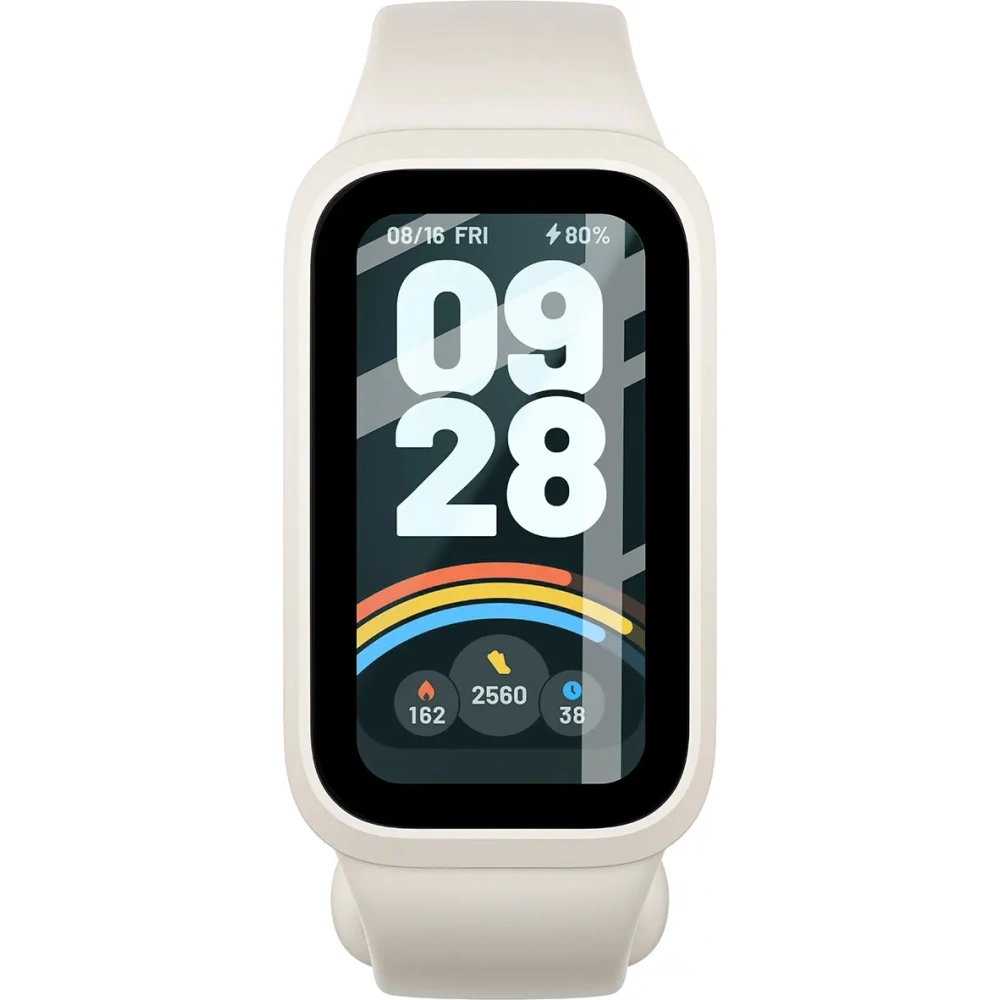 Hurtownia GSM - Bizon Glass Watch Edge Hybrid Xiaomi Bandă Inteligentă 9 Activă / Bandă Inteligentă Redmi 3 neagră - BIZ8471 - {ean13} - Hurt