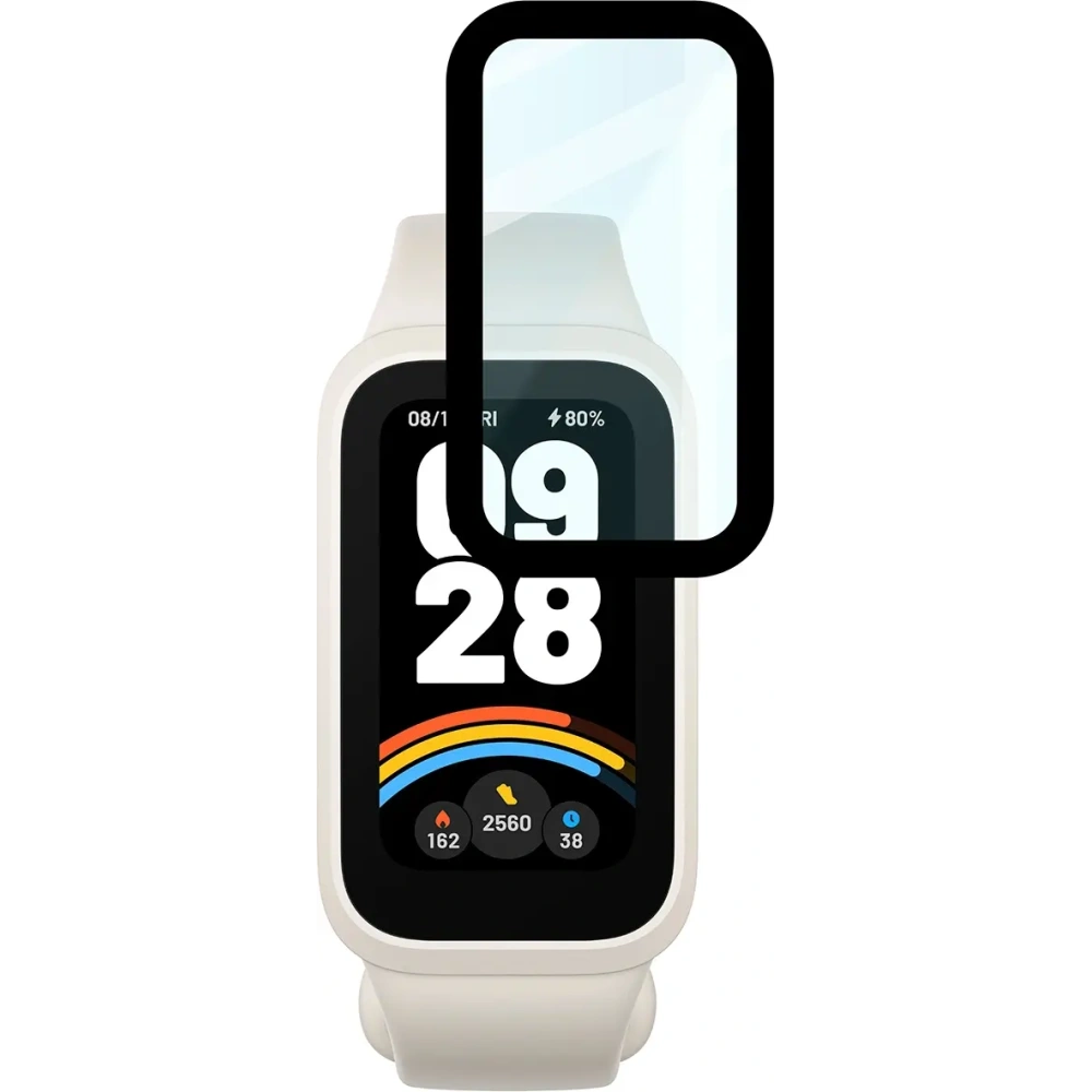 Hurtownia GSM - Bizon Glass Watch Edge Hybrid Xiaomi Bandă Inteligentă 9 Activă / Bandă Inteligentă Redmi 3 neagră - BIZ8471 - {ean13} - Hurt