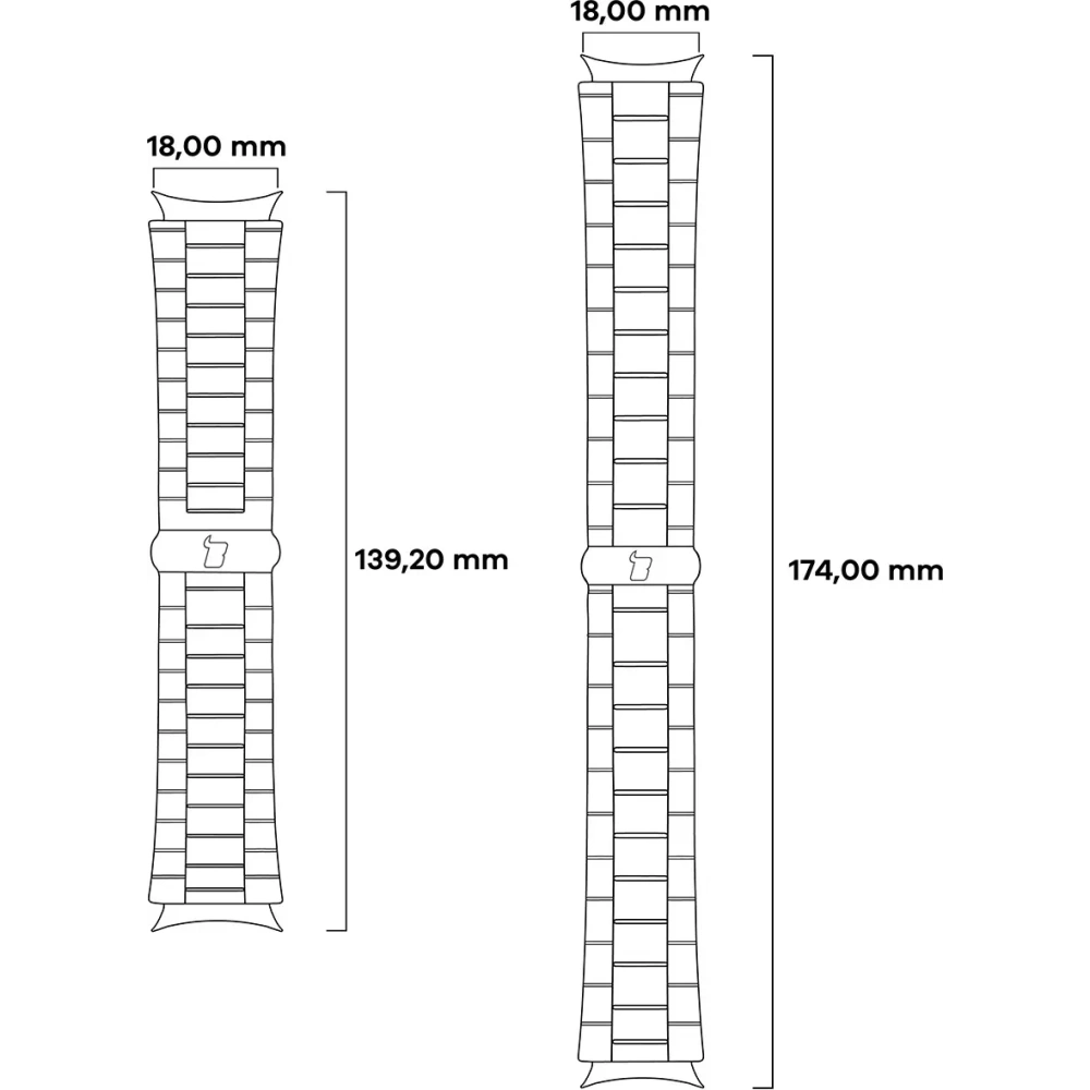 Hurtownia GSM - Bizon Szíjóra Aura Okosóra 18 mm szivárvány - BIZ8472 - {ean13} - Hurt